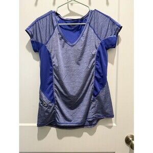 Women’s Athleta Forerunner Tee in Cerulean Blue Short Sleeve Activewear Medium M